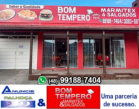 Imagem principal da fachada da empresa Bom Tempero Marmitex & Salgados