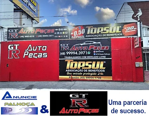 Imagem da fachada principal da empresa GTR Auto Peças