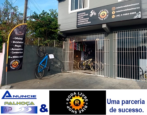 Imagem da fachada principal da empresa Roda Livre Bike Shop