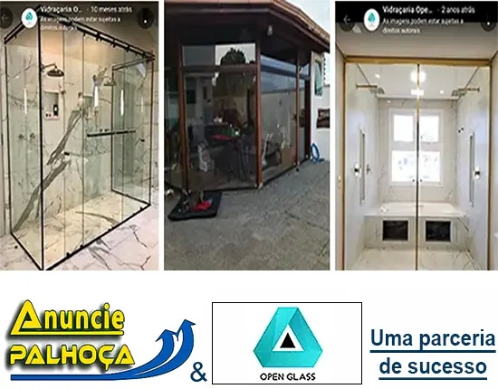 Imagem principal da fachada da empresa Vidraçaria Open Glass