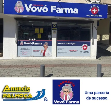 Imagem principal da fachada da empresa Vovó Farma