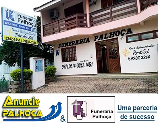 Imagem principal da fachada da empresa Funerária Palhoça