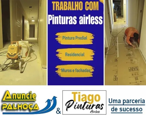 Imagem principal da fachada da empresa Tiago Pinturas Airless