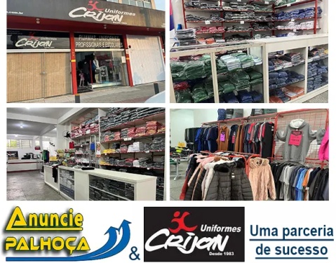 Portal de anúncios Anuncie Palhoça, parceria de sucesso com Crijan Uniformes