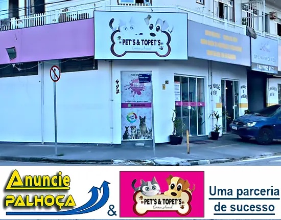Imagem principal da fachada da empresa Pets e Topets Banho e Tosa