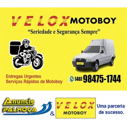 Imagem principal da fachada da empresa Velox Motoboy