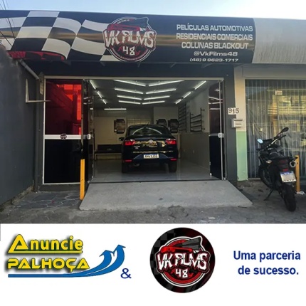 Imagem principal da fachada da empresa VK Films Películas